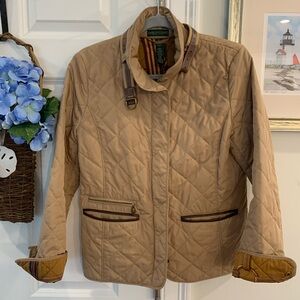 Gorgeous Ralph Lauren Jean Company equestrian quilted jacket Med